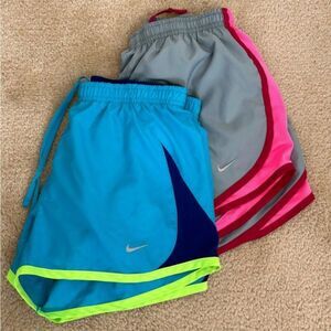 Nike Women's Running Shorts 2 Pair  Both Size XS